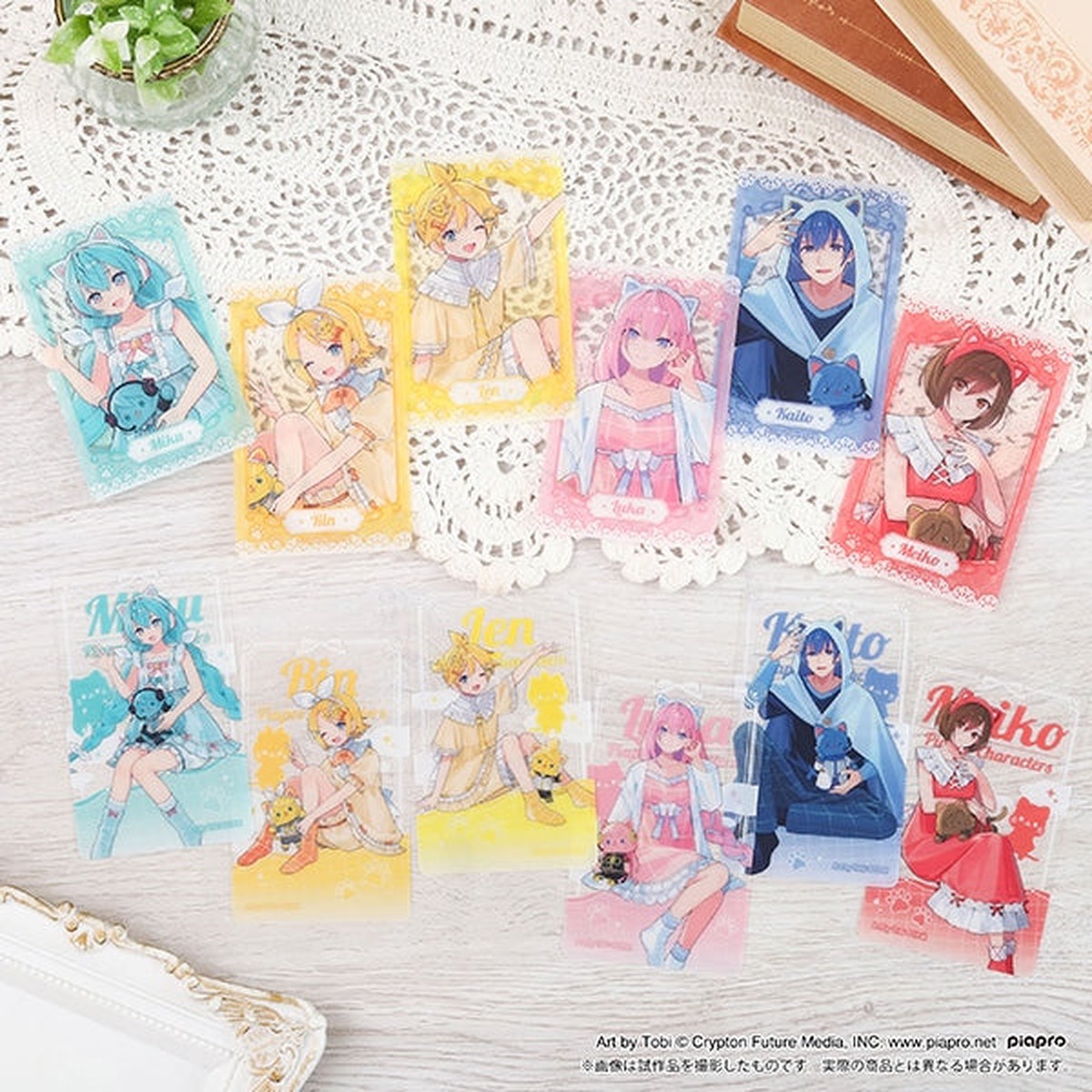 Hatsune Miku Series withCAT Clear Sheet Collection (pack of 6)